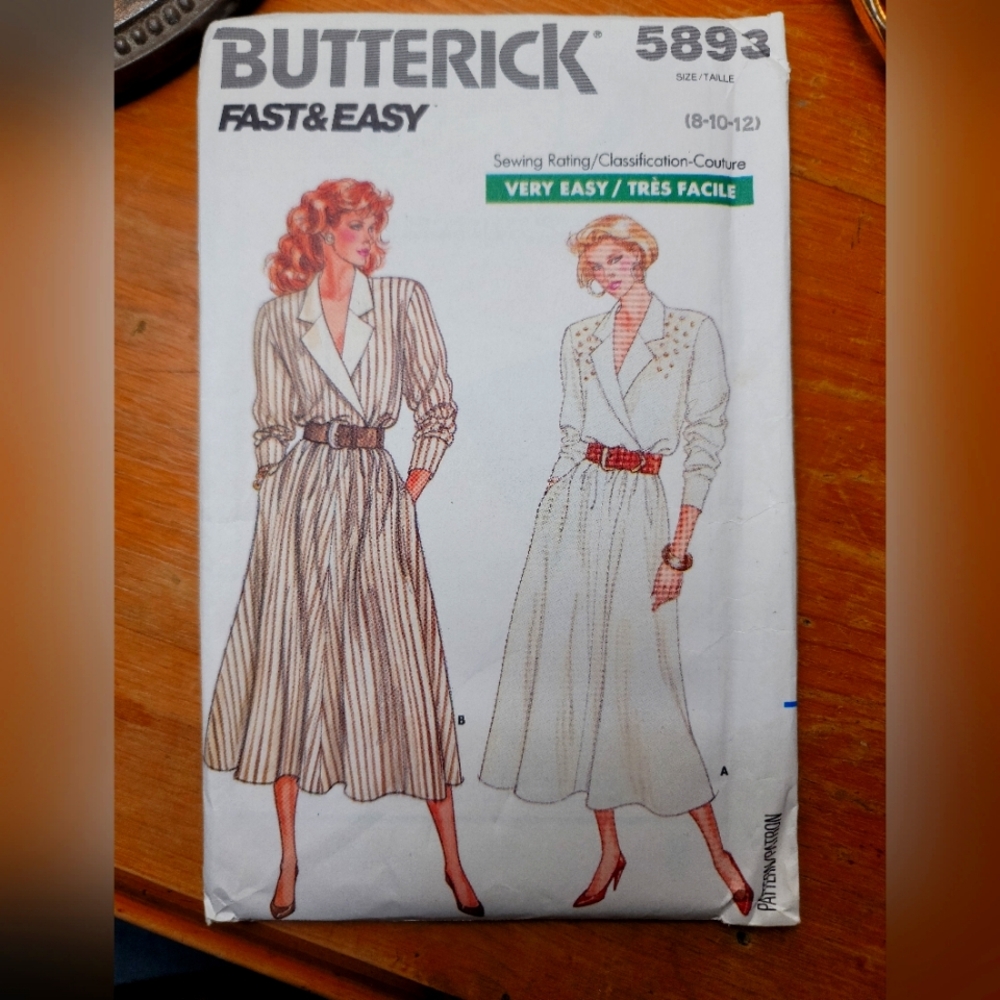 Butterick Fast & Easy 1987 Sewing Pattern